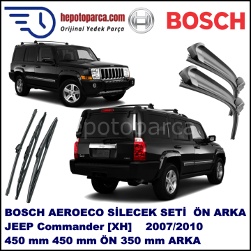 JEEP Commander [XH] 01,2006-,,, Bosch Aeroeco Ön ve Arka Silecek Takımı