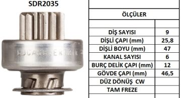 SDR2035  MARS DISLISI-9DIS  BUICK-CADILLAC-CH EVROLET-ISUZUGM-OLDSMOBILE-PONTIAC-SAAB
