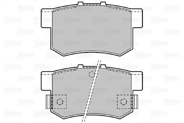 598682 DİSK FREN BALATASI (ARKA) HONDA ACCORD VII 2.2i TYPE-R,3.0 V6 06430-S7S-000