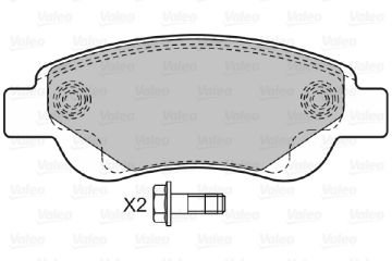 598718 DİSK FREN BALATASI (ÖN) CITROEN C1 1.0,1.4 HDİ,(05) 425328 4253-08