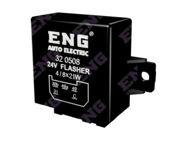 ENG 32 0508 ENG TIR FLAŞÖRÜ 24V 6 TERMİNAL BÜYÜK TİP