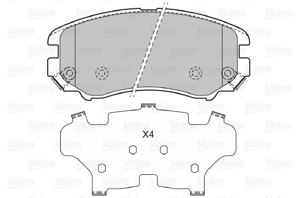 598744 DİSK FREN BALATASI (ÖN) HYUNDAI SONATA IV 2.0,2.7(01) 581012CA20 58101