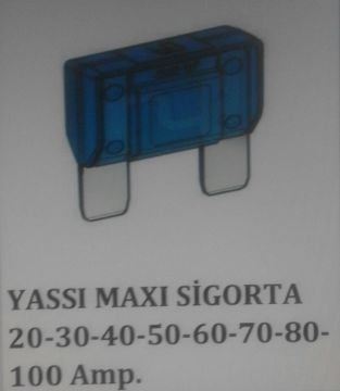 MTA-1-04-04 MTA YASSI MAXİ SİGORTA 50 AMP KIRMIZI 06.00930