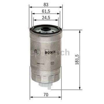 VW (VOLKSWAGEN) Passat 1.9 TDI 10.1996 - 11.2000 BOSCH MAZOT FİLTRESİ filitre