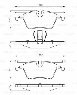 Disk Balata BMW  BMW34206799809; BMW34206873094; BMW34216850569; BMW34216873093