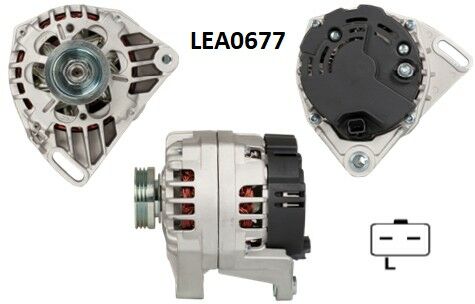LEA0677  ALTERNATOR 14V/75A NISSAN KUBISTAR 1 .2