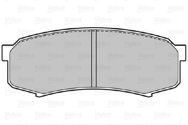 598777 DİSK FREN BALATASI (ARKA) TOYOTA LAND CRUISER 4.2 TURBO DİESEL 04466-60140