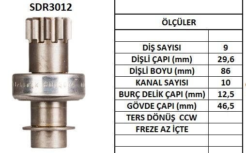 SDR3012  MARS DISLISI-9DIS SABARU A11