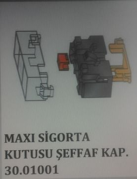 MTA-1-05-02 MTA SİGORTA KUTUSU MAXİ TERMİNALLİ KAPAKL MTA 30.01001