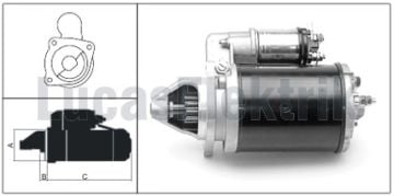 LUCAS 27541       MARŞ MOTORU  AS 700 800 900