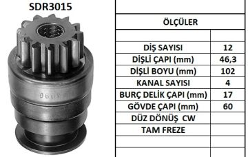 SDR3015  MARS DISLISI-12DIS  NIPPO DENSO-ALLI S CHALMERS