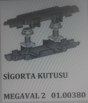 MTA-1-05-03 MTA SİGORTA KUTUSU MEGAVAL YARIM KAPAK  MTA 01.00380