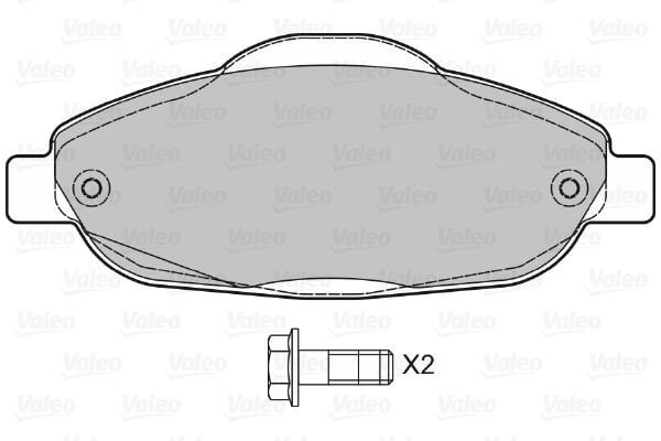 598927 DİSK FREN BALATASI (ÖN) PEUGEOT 308 1.4 Vti,1.6 Hdi,1.6 Thp,1.6 425393 4253-93