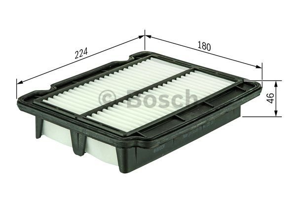 Hava FiltresiCHEVROLET; DAEWOO Aveo; Kalos DAO 96536697; DAO 965366
