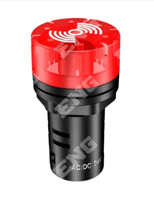 ENG 32 0561 ENG BUZZER WTH LED RED 24V
