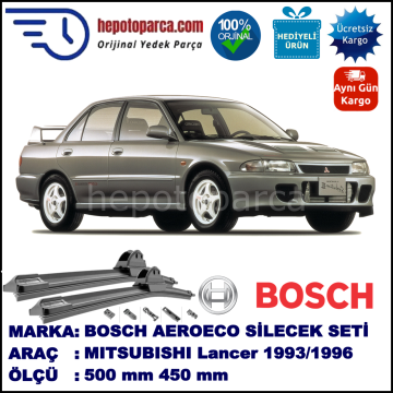 MITSUBISHI Lancer Sedan [CA/CB/CD] 01.1993-12.1996, 500 / 450 mm. BOSCH AEROECO Aparatlı Muz Silecek