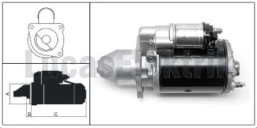 LUCAS 27564       MARŞ MOTORU  FATİH KAMYON 12V