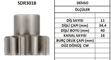 SDR3018  MARS DISLISI-11DIS NIPPO DENSO-LESTE R