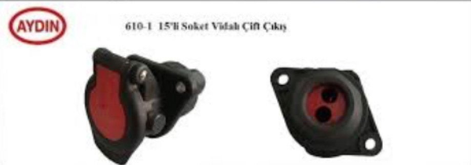 15 Lİ SOKET VİDALI TEK ÇIKIŞLI