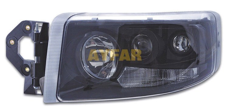 505718 RENAULT PREMİUM SİYAH ÇERÇEVELİ FAR SAĞ 5010578478