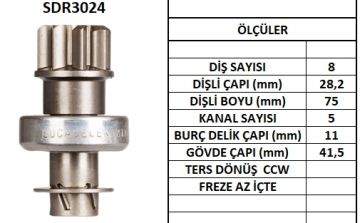 SDR3024  MARS DISLISI-8DIS SUZUKI CARRYMARUTI