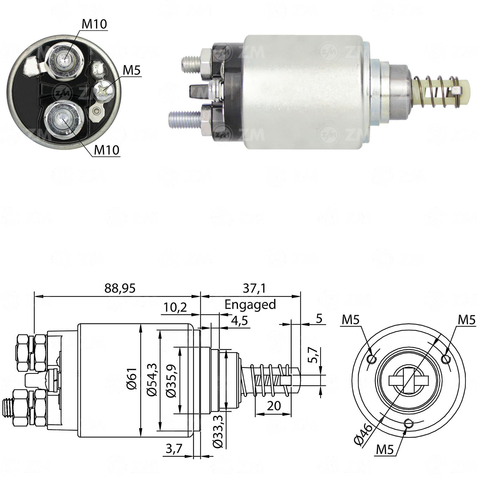 645   MARŞ OTOMATİĞİ 24V MERCEDES DİESEL