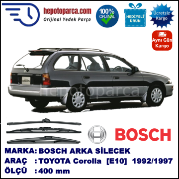 TOYOTA Corolla Wagon [E10] 400 mm 05.1992-04.1997 BOSCH Arka Silecek