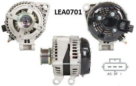 LEA0701  ALTERNATOR 14V/150A LAND ROVER LR3 V 6 4000 CC