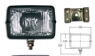 YD-D-0033 W150-G SİS LAMBASI ÇERÇEVESİZ YAKLI