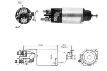 5898  MARŞ OTOMATİĞİ 24V 2 KULAK