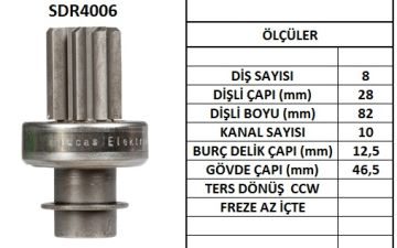 SDR4006  MARS DISLISI-8DIS NISSAN DATSUN - SU BARU