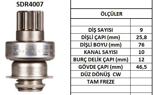 SDR4007  MARS DISLISI-9DIS  VOLVO 240,260,340 ,360