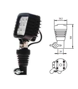 YD-D-0039 W160-G ÇALIŞMA LAM.KARE FORM AMPULSÜZ