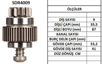 SDR4009  MARS DISLISI-9DIS  NISSAN LEVEND 300 0,FORK LIFT,PATROL 3.3D,VANETTE D