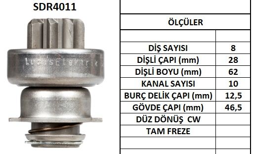 SDR4011  MARS DISLISI-8DIS  NISSAN DATSUN-CHE RRY 120A,310GX