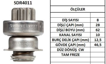 SDR4011  MARS DISLISI-8DIS  NISSAN DATSUN-CHE RRY 120A,310GX