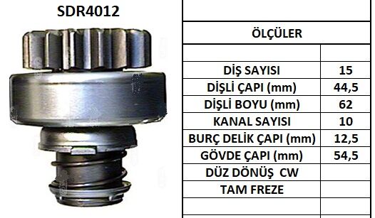 SDR4012  MARS DISLISI-15DIS  YANMAR