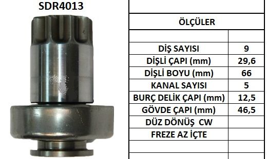 SDR4013  MARS DISLISI-9DIS ISUZU-NISSAN-ACURA