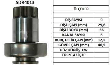 SDR4013  MARS DISLISI-9DIS ISUZU-NISSAN-ACURA