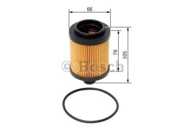 FIAT Grande Punto 1.3 MultiJet 09.2008 - 12.2011 BOSCH YAĞ FİLTRESİ filitre