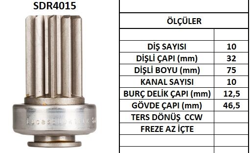 SDR4015  MARS DISLISI-10DIS NISSAN MAXIMA 3.0 L