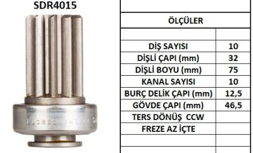 SDR4015  MARS DISLISI-10DIS NISSAN MAXIMA 3.0 L