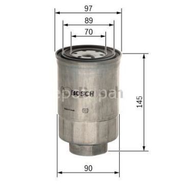 NISSAN Pickup 2.5 Diesel 4WD 08.1987 - 02.1998 BOSCH MAZOT FİLTRESİ