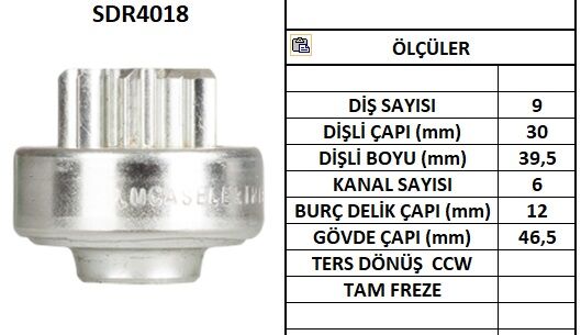 SDR4018  MARS DISLISI-9DIS HITACHI S108-116,S 108-61KAWASAKI SX440,SX550