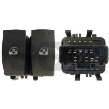 SGR 25255 CAM KALDIRMA ANAHTARI  CLİO-MEG.SOL  RENAULT CAM DÜĞMESİ