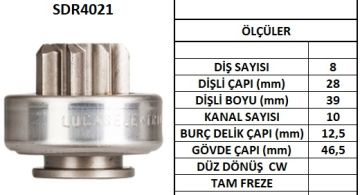 SDR4021  MARS DISLISI-8DIS NISSAN-DATSUN 200S X,SENTRA