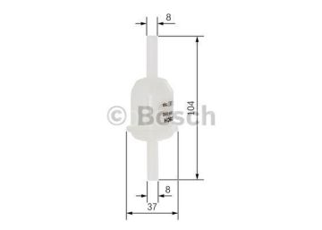 MERCEDES-BENZ 190 D (09.1983 - 08.1989) BOSCH Filtre Seti filitre