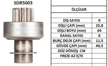 SDR5003  MARS DISLISI-9DIS FIAT BRAVA 1.4,1.6 ,PANDA YOUNG,PUNTO,PALIO,UNO - LANCIA - DEDRA - DELTA Y 1.1,1.2