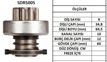 SDR5005  MARS DISLISI-9DIS FIAT DUCATO 2.5,2. 8 -IVECO DAILY2.8TD