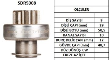 SDR5008  MARS DISLISI-9DIS ALFA ROMEO - FIAT  BRAVA,BRAVO,MAREA,STILO - LANCIA